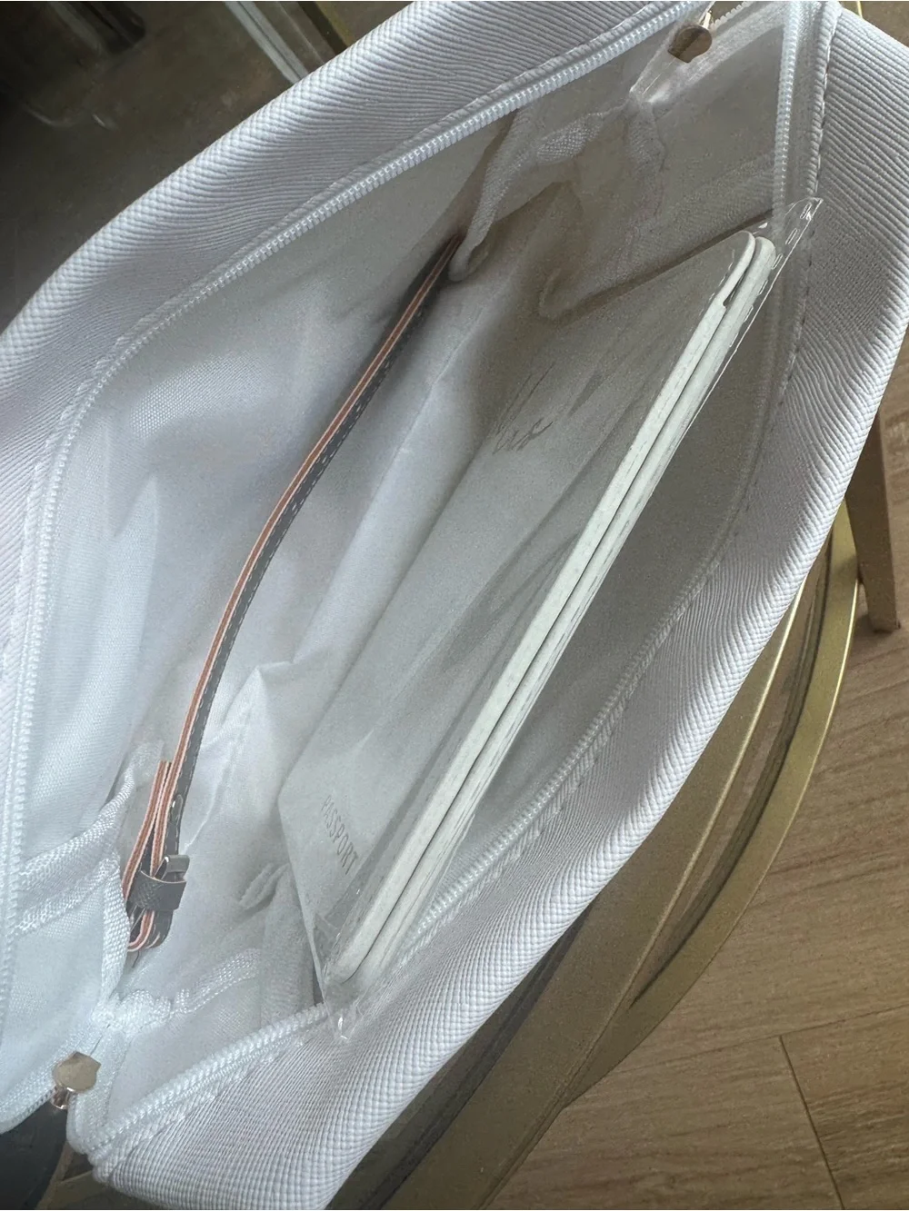 White Pearl-Embellished Bride bag - MRS